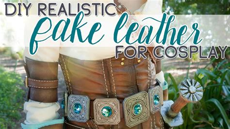 fake leather bag cosplay how to|realistic leather for cosplay.